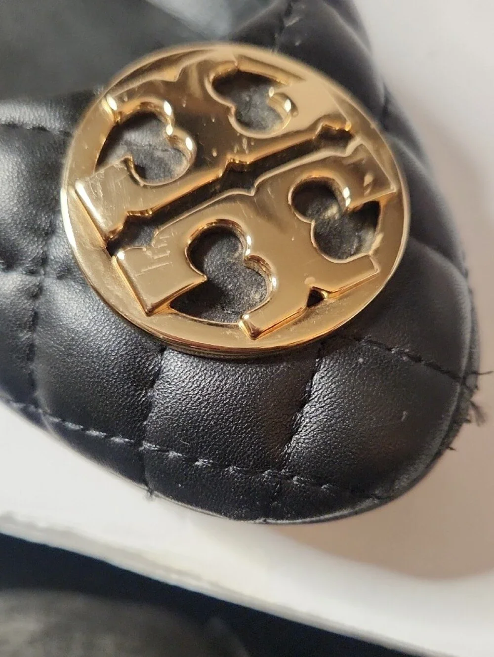Tory Burch Quilted Ballet Flats Size  7.5